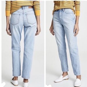 Madewell Light Blue Perfect Vintage Slim Straight Jean Women Size 29